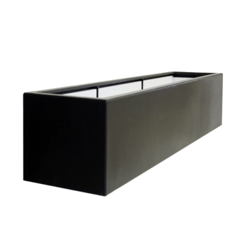 Fioriera in vetroresina - Rettangolo - 200 x 60 x 60 cm - RAL9010 opaco (bianco) - Con fondo