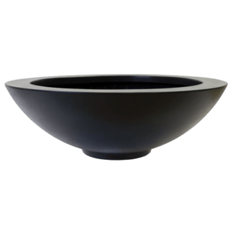 Fioriera in vetroresina - Ciotola - Ø 120 x 40 cm - Con fondo