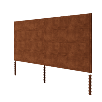 Recinzione in acciaio corten H4 - Set completo - 378 x 6 x 190 cm