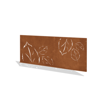 Recinzione decorativa N in acciaio corten 149 x 60 cm