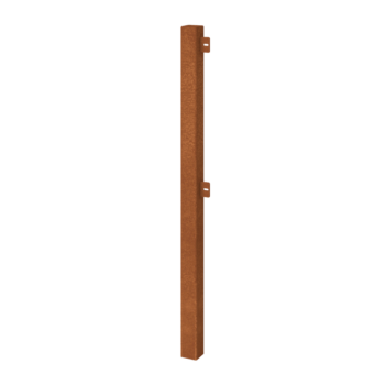 Recinzione decorativa in acciaio corten palo finale