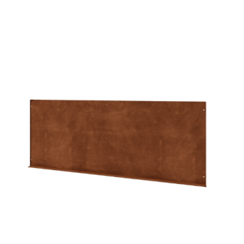 Recinzione decorativa V in acciaio corten 149 x 60 cm