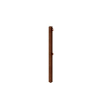 Recinzione decorativa in acciaio corten palo finale
