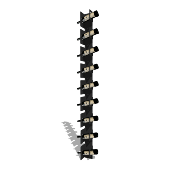 Portabottiglie in acciaio verniciato Veneto 186 cm
