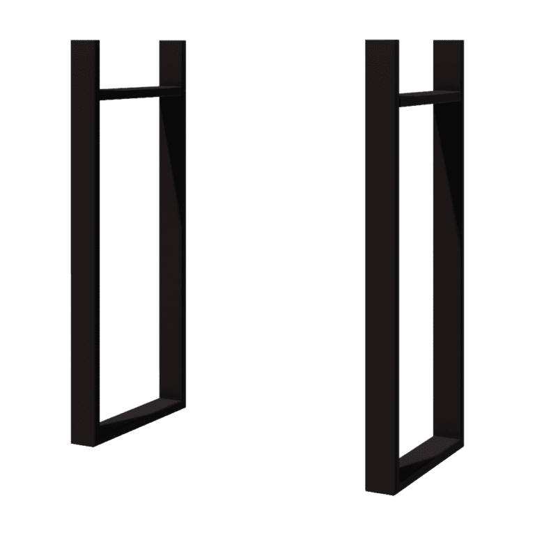 Fioriera verticale nero 80 cm