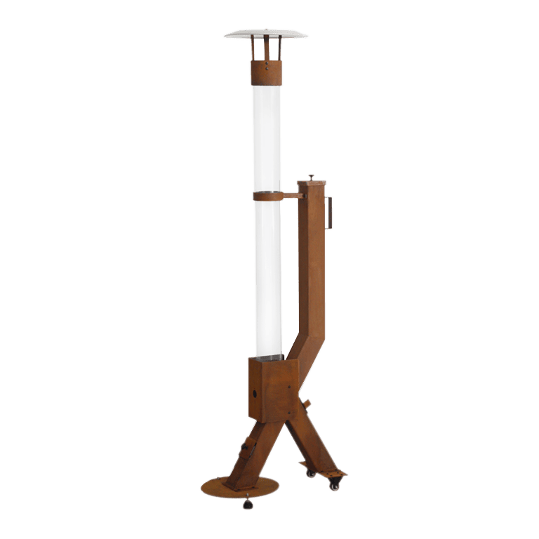 Stufa a pellet da esterno - Rocket - Corten