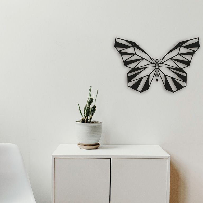 Decorazione da parete in metallo Farfalla 2.0