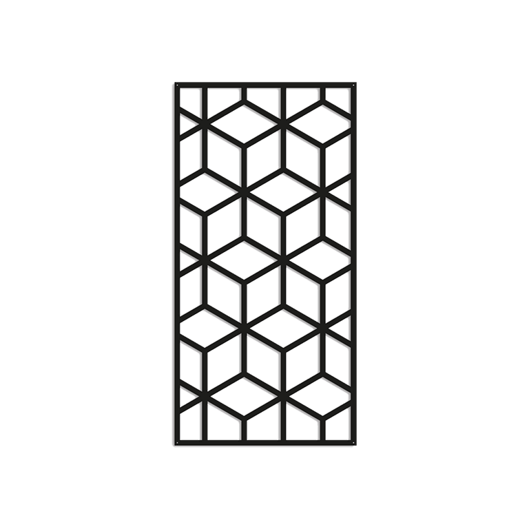 Decorazione da parete in metallo Motivo Geometrico 2.0