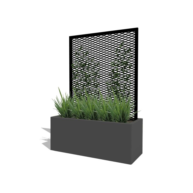 Griglia per rampicanti nero 100 x 40 cm