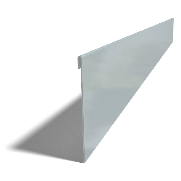 Bordura appiattita in acciaio zincato 13 cm (lunghezza 150 cm)