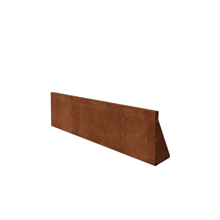 Muro di contenimento in acciaio corten - Dirrita - 150 x 40 cm