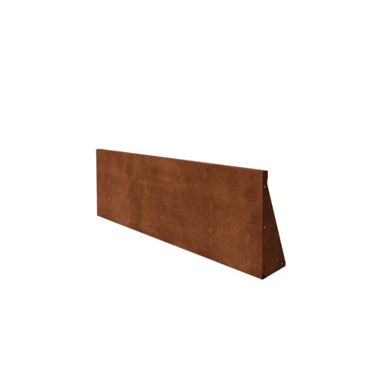 Muro di contenimento in acciaio corten - Dirrita - 150 x 50 cm