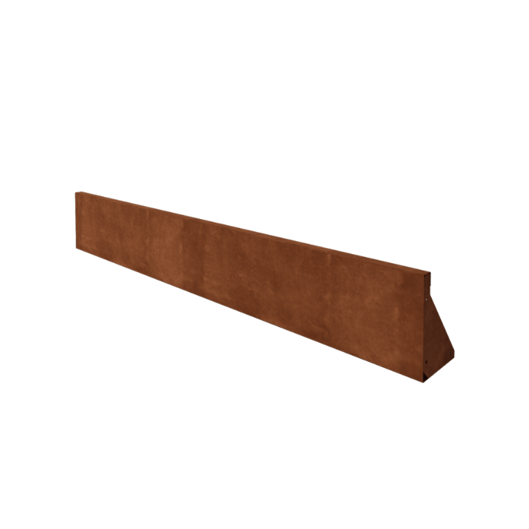 Muro di contenimento in acciaio corten - Dirrita - 200 x 30 cm