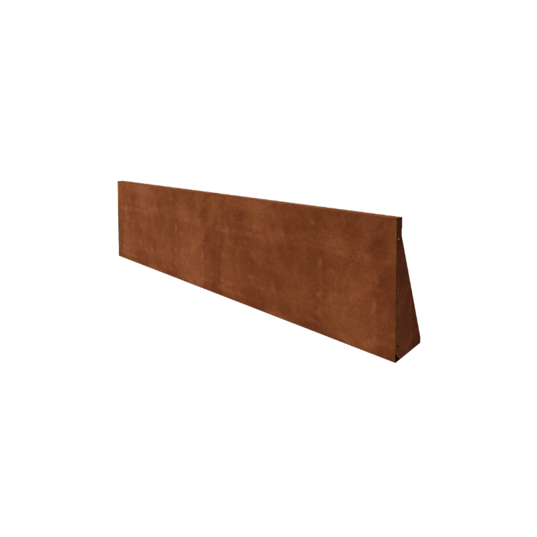 Muro di contenimento in acciaio corten - Dirrita - 200 x 50 cm