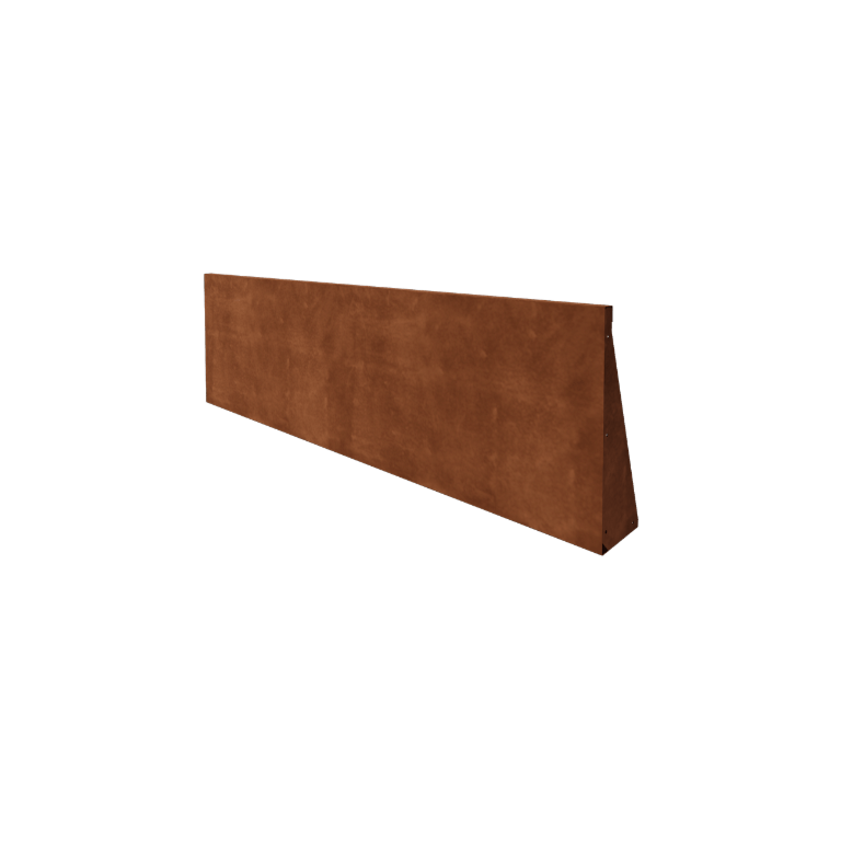 Muro di contenimento in acciaio corten - Dirrita - 200 x 60 cm