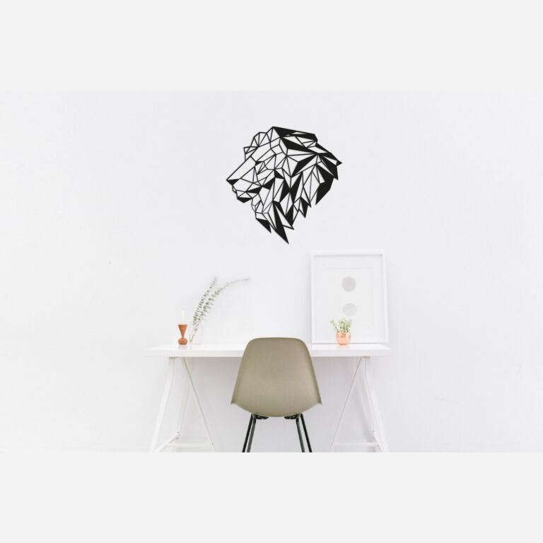 Decorazione da parete in metallo Leone 2.0