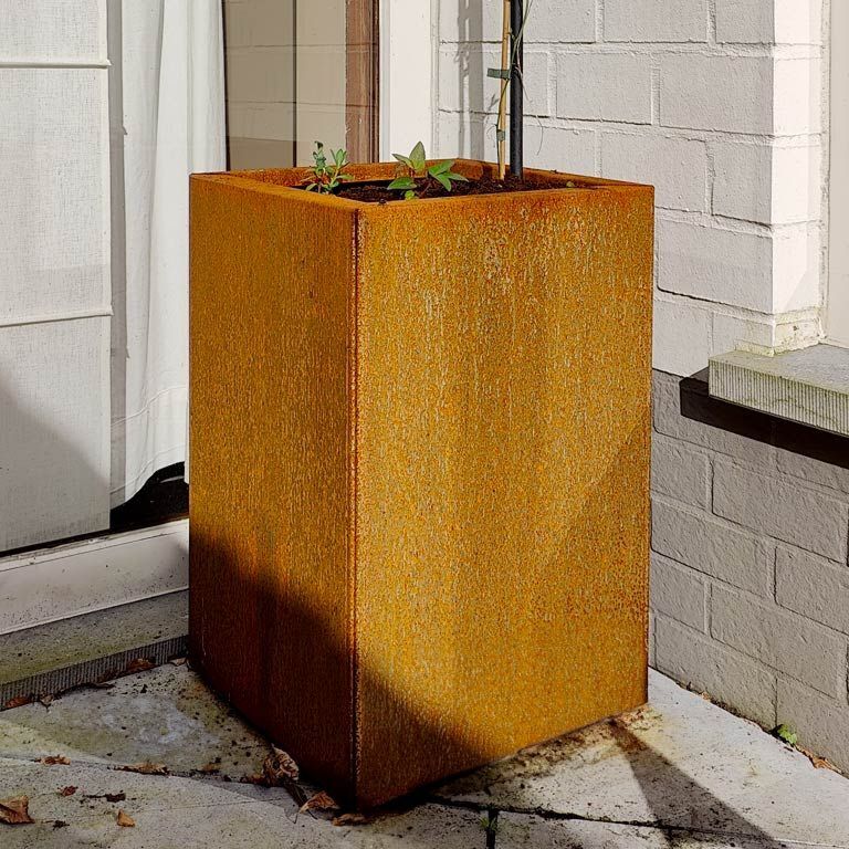 Fioriera in acciaio Corten Texas 30 x 40 cm