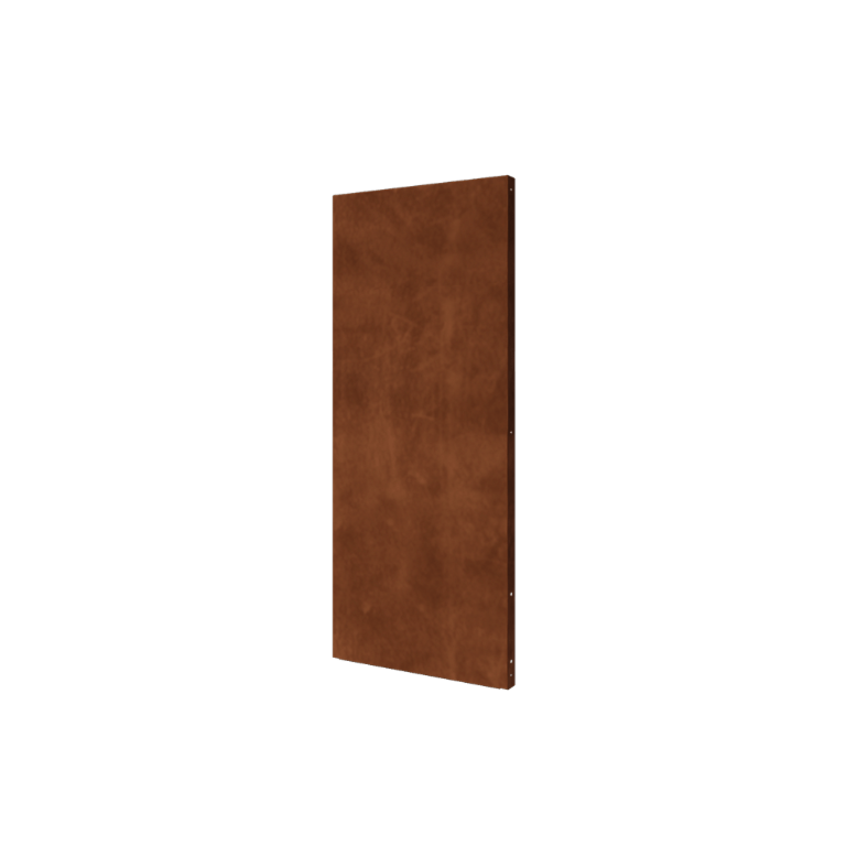 Pannello di base in acciaio corten 80 x 6 x 190 cm