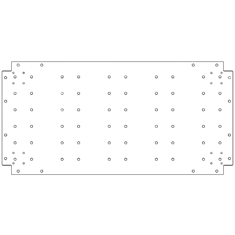 Piastra inferiore in acciaio zincato 50 x 100 cm