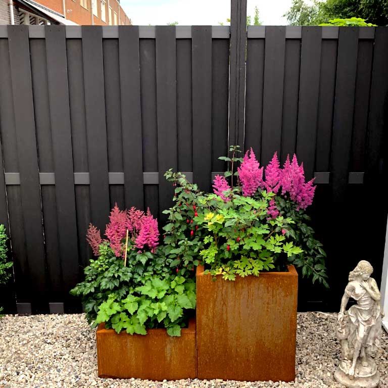 Fioriera in acciaio Corten Miami special II 60