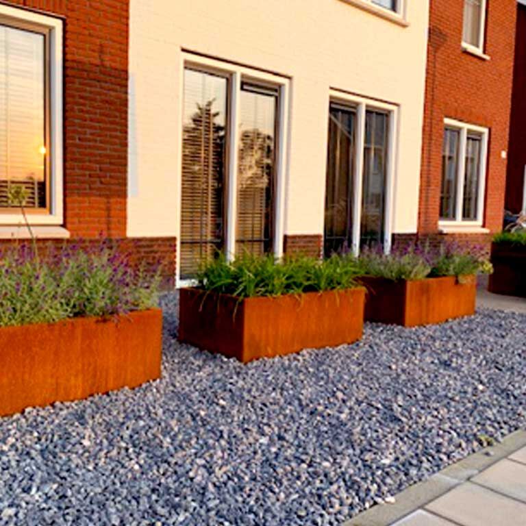 Fioriera in acciaio Corten Texas 60 x 120 cm