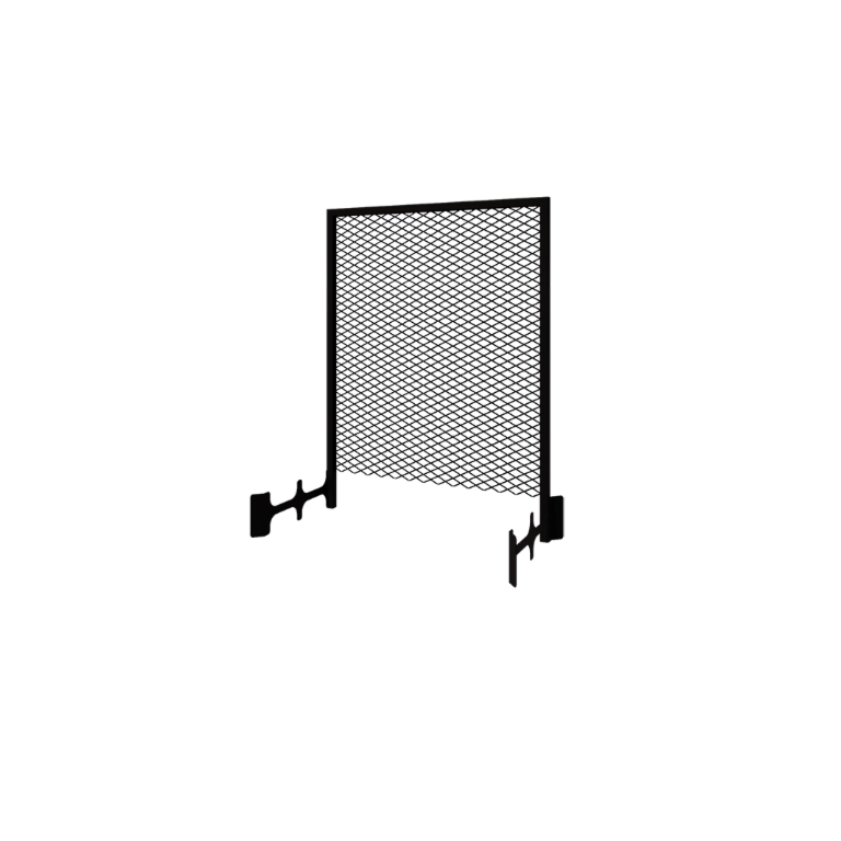 Griglia per rampicanti nero 100 x 50 cm