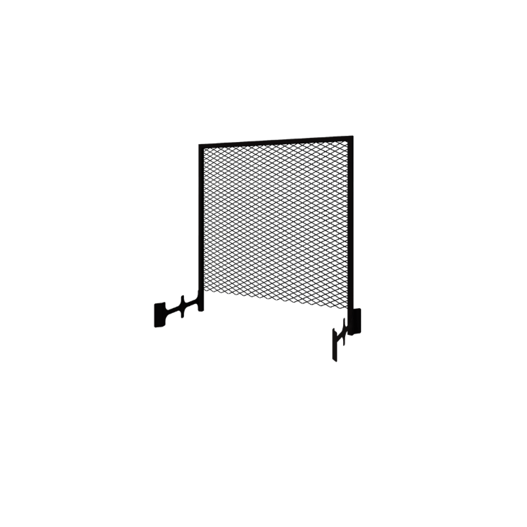 Griglia per rampicanti nero 120 x 50 cm