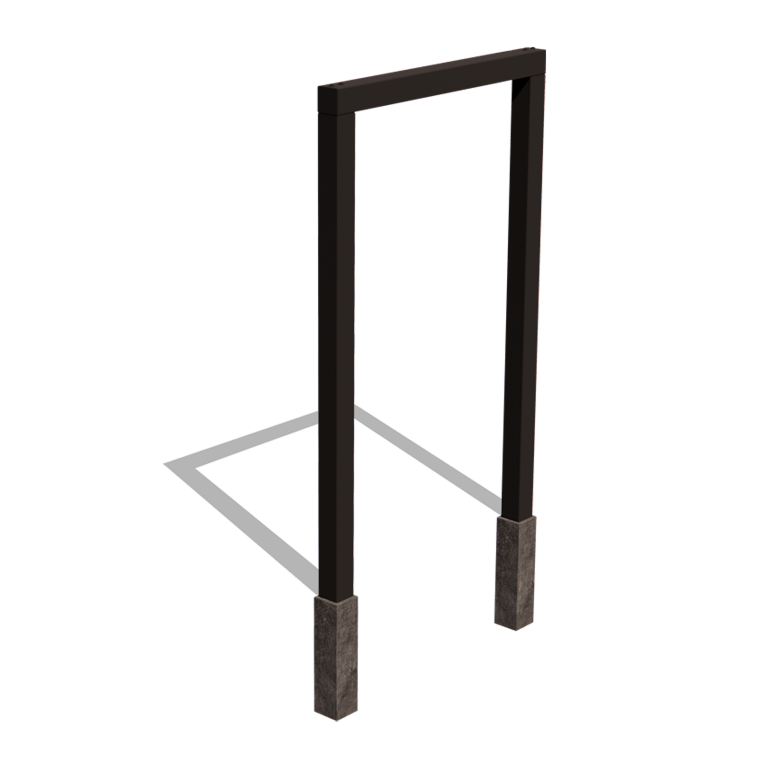 Pergola dritta in acciaio verniciato a polvere 150 cm