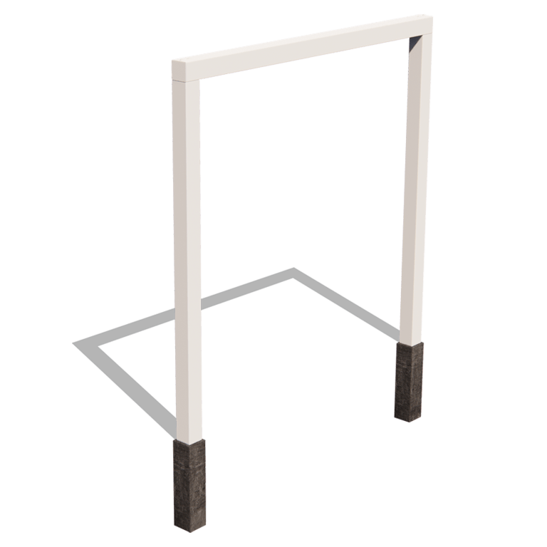 Pergola dritta in acciaio verniciato a polvere 250 cm