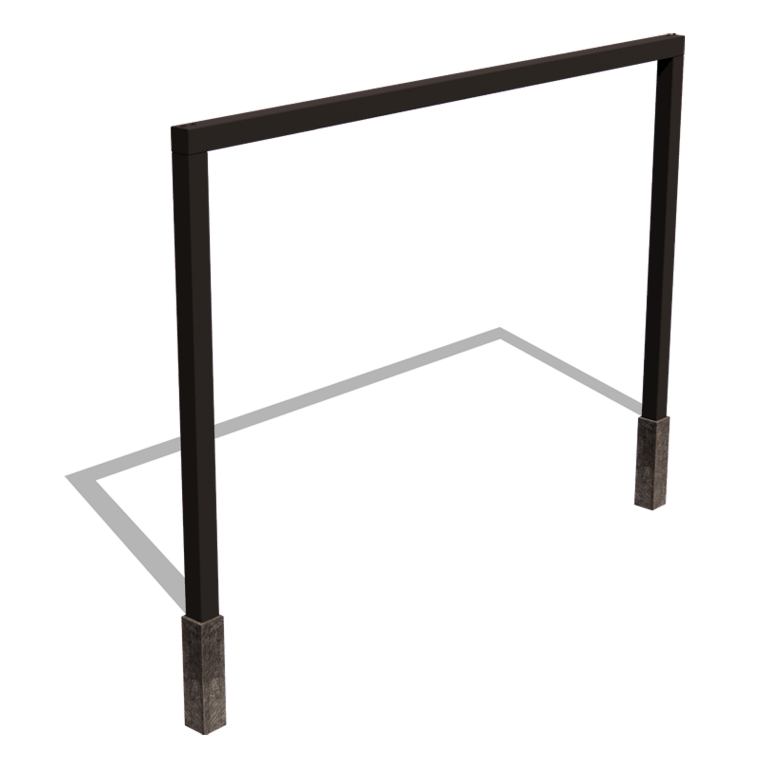 Pergola dritta in acciaio verniciato a polvere 400 cm