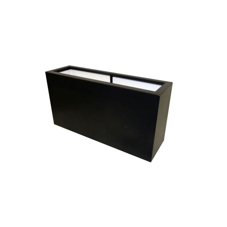 Fioriera in vetroresina - Rettangolo - 100 x 30 x 50 cm - Con fondo
