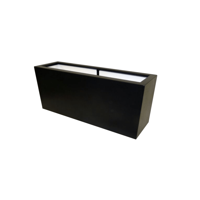 Fioriera in vetroresina - Rettangolo - 120 x 30 x 50 cm - Con fondo