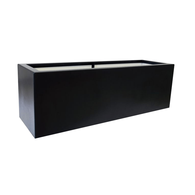 Fioriera in vetroresina - Rettangolo - 120 x 40 x 80 cm - Con fondo