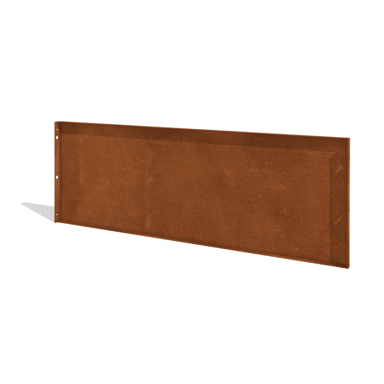 Recinzione in acciaio corten H pannello 180 x 63,3 cm