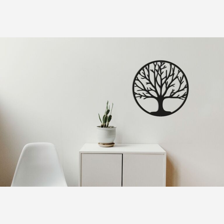Decorazione da parete in metallo Albero