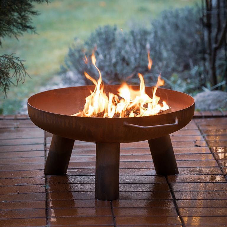 Braciere in acciaio Corten Louisiana 108 x 98 x 31 cm (Fino a esaurimento scorte!)