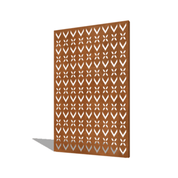Composizione del progetto del tetto in acciaio corten 1