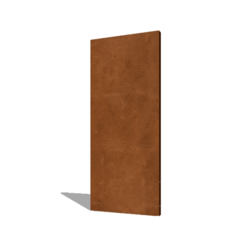 Pannello di base in acciaio corten 80 x 6 x 190 cm