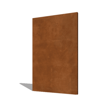 Pannello di base in acciaio corten 120 x 6 x 190 cm