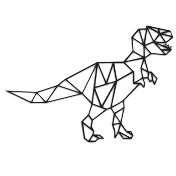 Decorazione da parete in metallo Dinosauro *FINO AD ESAURIMENTO SCORTE