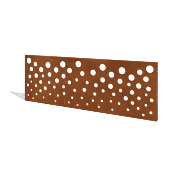 Recinzione in acciaio corten H pannello B 180 x 63,3 cm