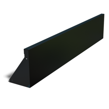 Muro di sostegno diritto in acciaio verniciato a polvere 150 cm (altezza 30 cm)