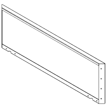 Pannello in acciaio verniciato a polvere 40 x 120 cm
