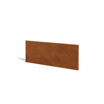 Recinzione in acciaio corten H pannello 120 x 47,5 cm