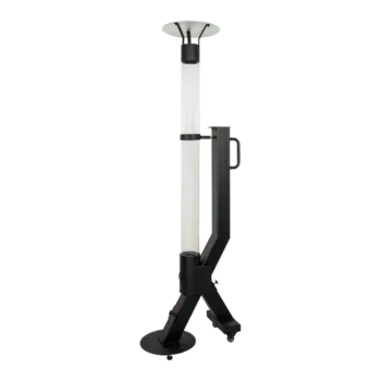 Stufa a pellet da esterno - Rocket - Nero