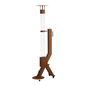 Stufa a pellet da esterno - Rocket - Corten