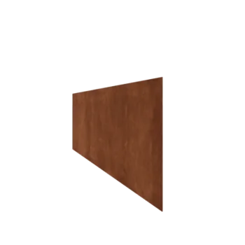Bordura da giardino in acciaio corten - Dirrita - Altezza 37,5 cm - 150 cm