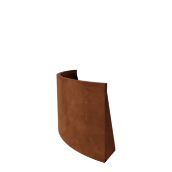 Muro di contenimento in acciaio corten - Curva esterna - 100 x 100 x 60 cm