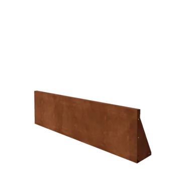 Muro di contenimento in acciaio corten - Dirrita - 150 x 40 cm