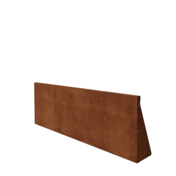 Muro di contenimento in acciaio corten - Dirrita - 150 x 50 cm